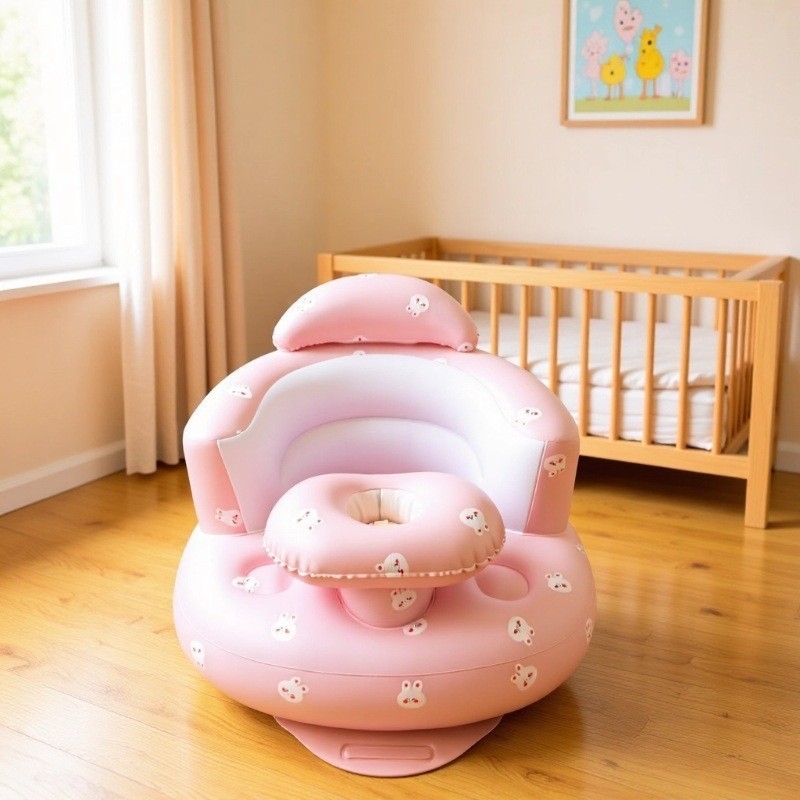 Felfújható babaszék tanulószék – PVC, hengeres, modern stílus, modell Baby seat