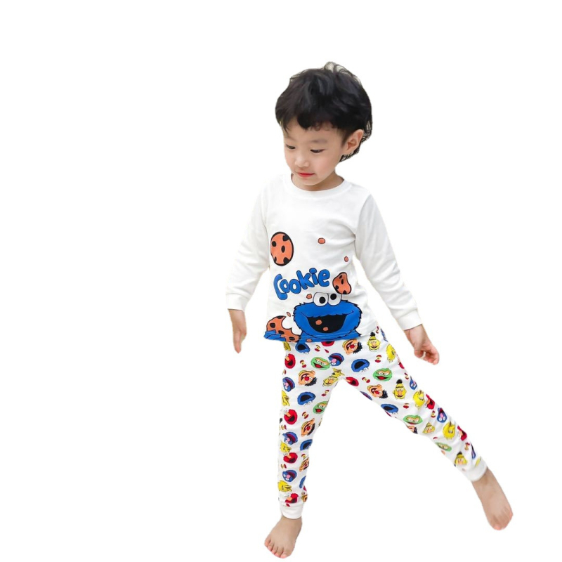 Dječji termalni set – 100% pamuk, unisex, za djecu 3–8 godina, proljeće i jesen, topao i odvodi vlagu