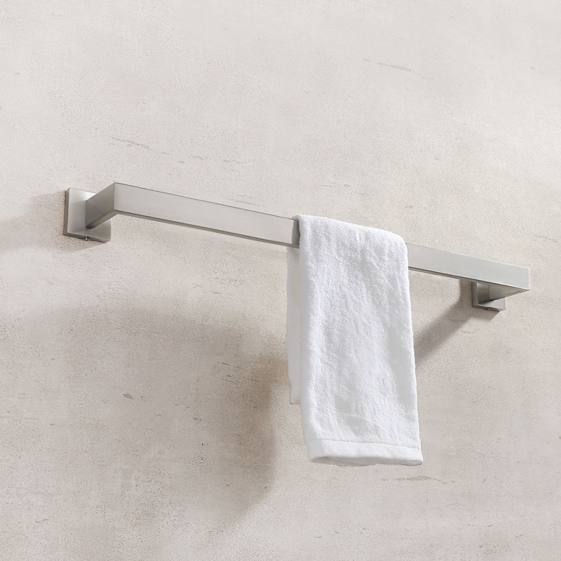 Raft de prosoape din oțel inoxidabil, țeavă pătrată cu cadru perforat, model 1, marca Lin Sheng