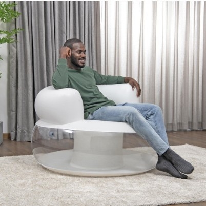 Összecsukható, felfújható kanapéágy, kettős funkció, kültéri, hordozható, PVC, testreszabható, modern minimalista stílus