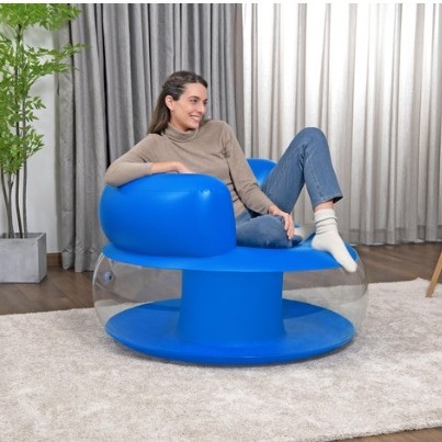 Összecsukható, felfújható kanapéágy, kettős funkció, kültéri, hordozható, PVC, testreszabható, modern minimalista stílus