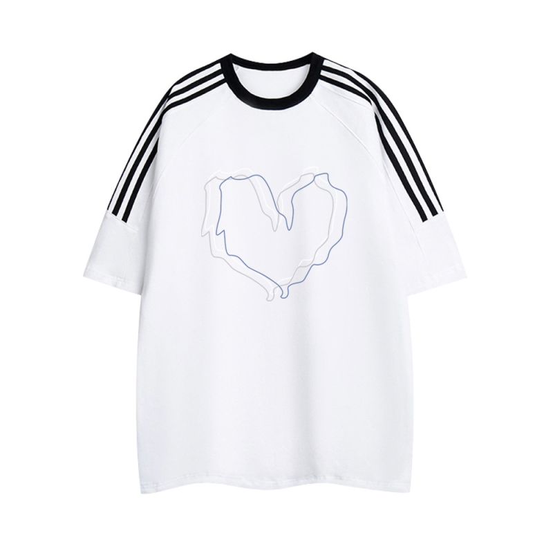 Póló – irodalmi retro stílusú pamut, kerek nyakú, rövid ujjú, laza szabás, közepes hosszúságú