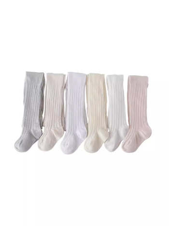 Dječje pantyhose za djevojčice, ljeto 2024, ultra-tanki mrežasti materijal, bijela, plesne pantyhose