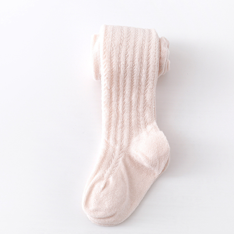 Dječje pantyhose za djevojčice, ljeto 2024, ultra-tanki mrežasti materijal, bijela, plesne pantyhose
