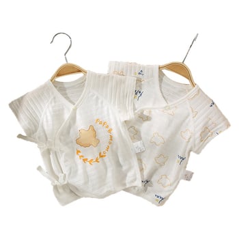 Unisex novorođenačka majica kratkih rukava od pamuka, 100% pamuk, ljeto