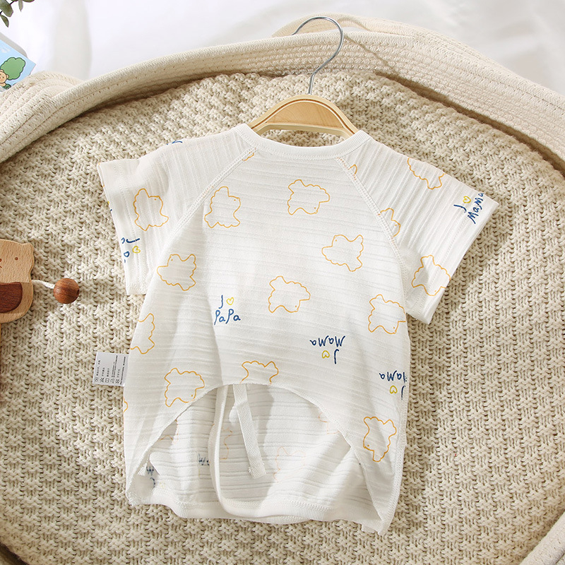 Unisex novorođenačka majica kratkih rukava od pamuka, 100% pamuk, ljeto