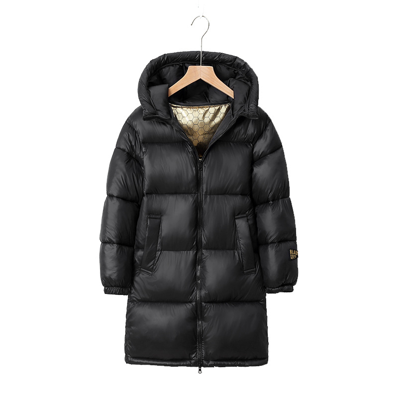 Gyerekek téli grafénmelegítéses vastagított nylon-pamut kabát, téli viselet, töltet ≥96% pamut, bélés nylon