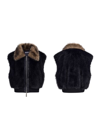 Pamut töméses mellény, koreai stílus, laza szabás