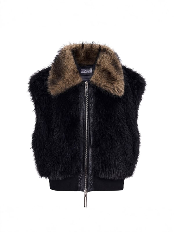 Pamut töméses mellény, koreai stílus, laza szabás