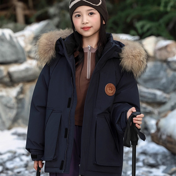 Унисексово зимно парко яке с полиестерен пълнеж и подплата, качулка, дебело, цип