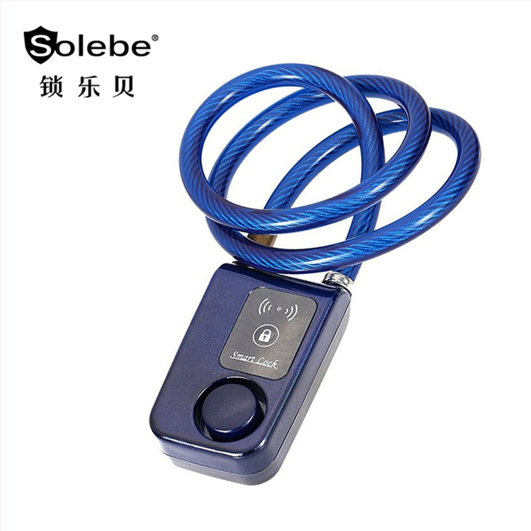 Katanac za bicikl s čeličnim užetom, Bluetooth alarm, otključavanje telefonom, 310 g