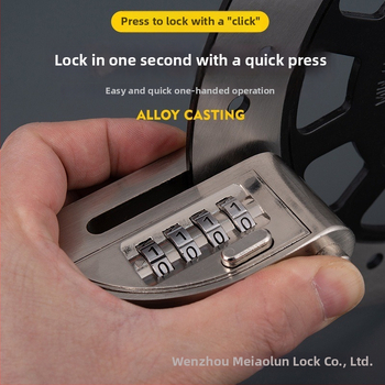 Κλείδωμα δίσκου φρένου με κωδικό – Μοντέλο D01, κράμα ψευδαργύρου, 396 g, παραμετροποίηση διαθέσιμη, εξουσιοδοτημένη ιδιωτική μάρκα