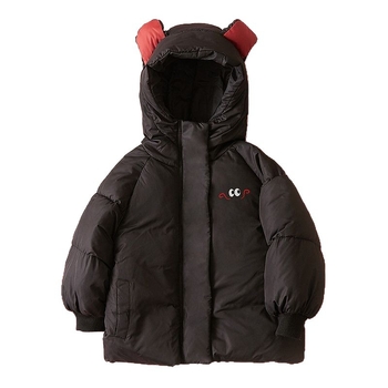 Детско зимно памучно яке, корейски стил, пълнеж полиестер, за деца 3–8 години