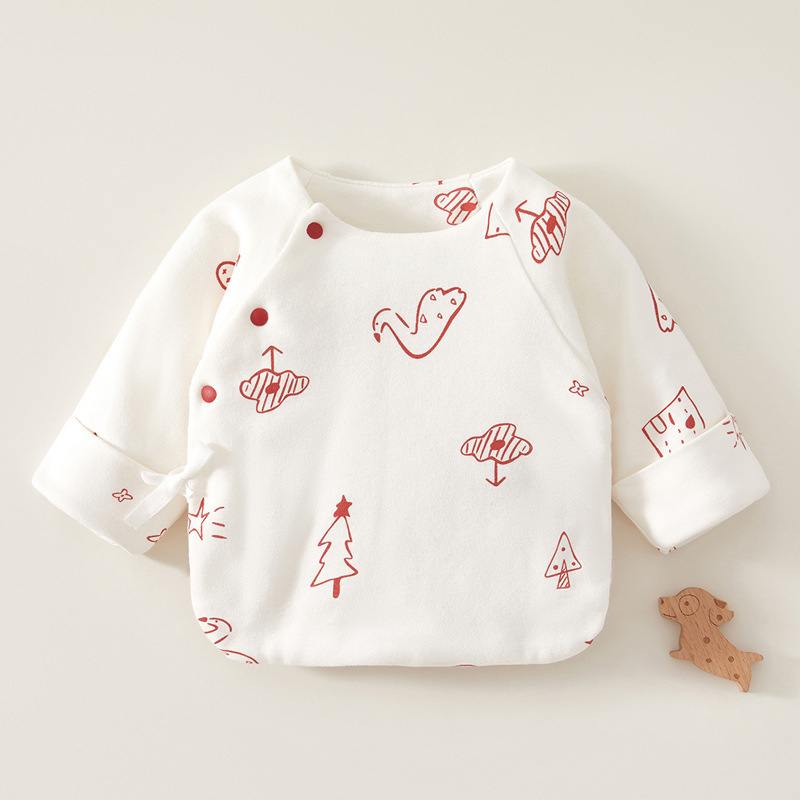 Bebin kimono top – 100% pamuk, okrugli izrez, unisex, novorođenče, zimska verzija