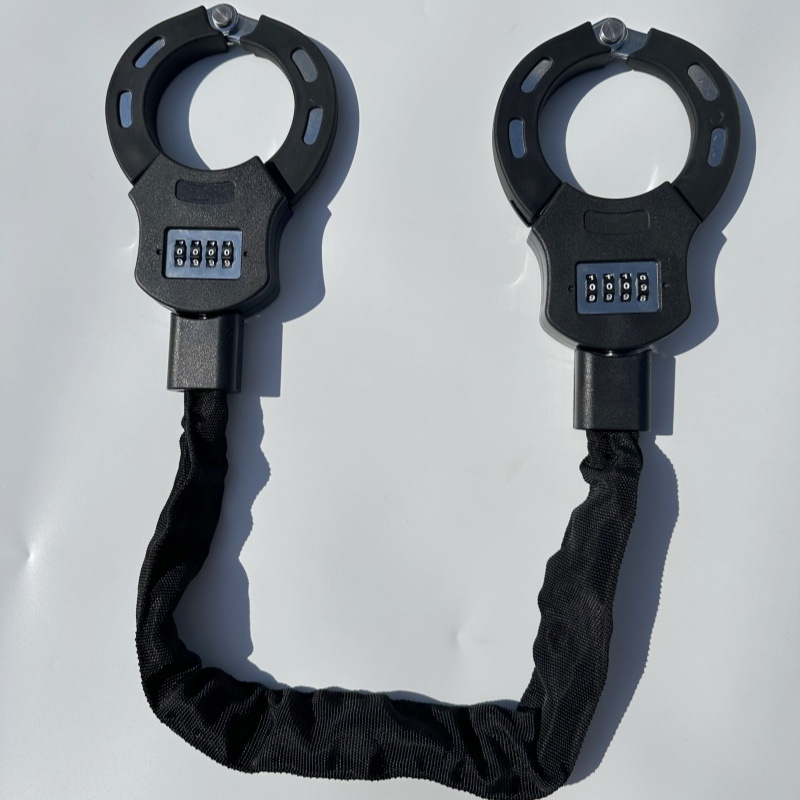 Mayate TYTA007 Katanac za bicikl – četiri znamenja kombinacije, debeli čelični kabel, čelik Q235, 1,7 kg, protiv krađe, za bicikle