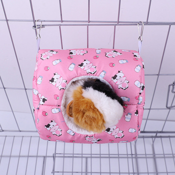 Hamster zimsko pamuk gnijezdo, viseće gnijezdo — Materijal: pamuk • Sezona: zima • Pogodno za: hamster