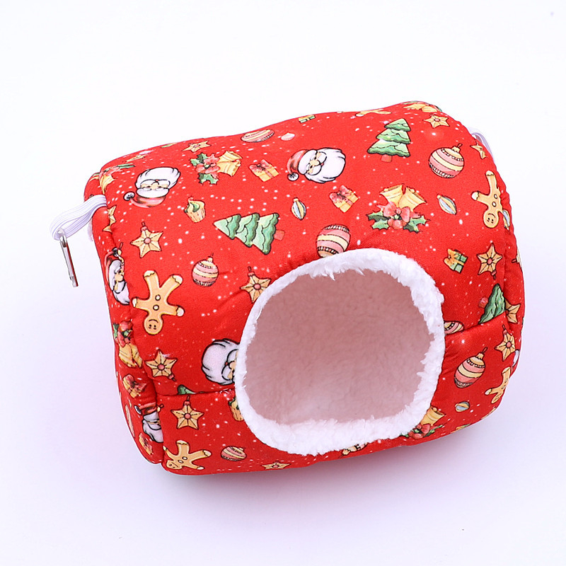 Hamster zimsko pamuk gnijezdo, viseće gnijezdo — Materijal: pamuk • Sezona: zima • Pogodno za: hamster