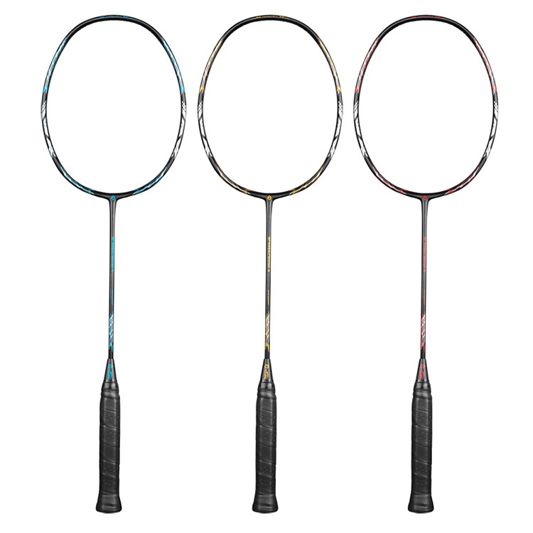 Ole Rui badminton reket, karbonski okvir, težina 80-84 g, ravna drška, ofenzivni udar za srednje napredne i napredne igrače