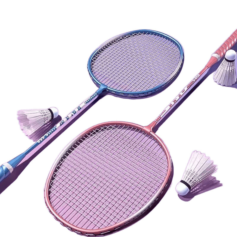 Badminton palica za trening i natjecanje, izdržljiva i svestrana (težina 95–100 g; materijal okvira: željezni spoj; materijal žice: najlon; tip palice: izravan udarac; tvrdoća: srednja)