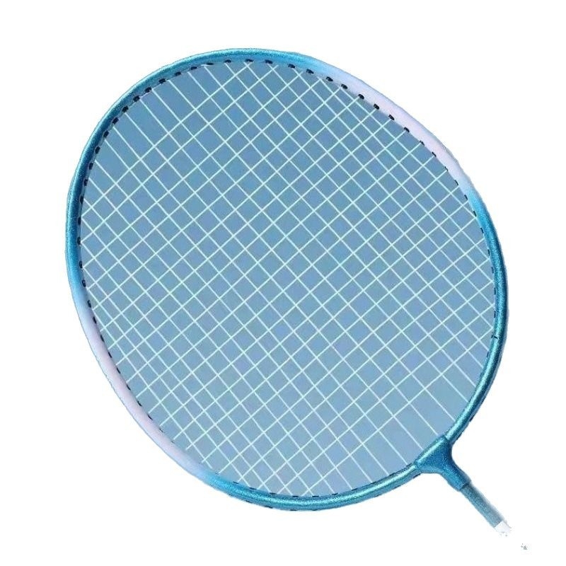 Set dviju badminton raketa za trening, karbonska vlakna okvir, najlonske žice, pogodno za početnike i mlade