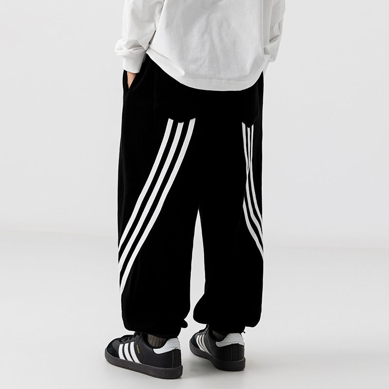 Ek Dječje hlače Seaweed fleece, tri pruge, casual stil, zima, poliester 51%