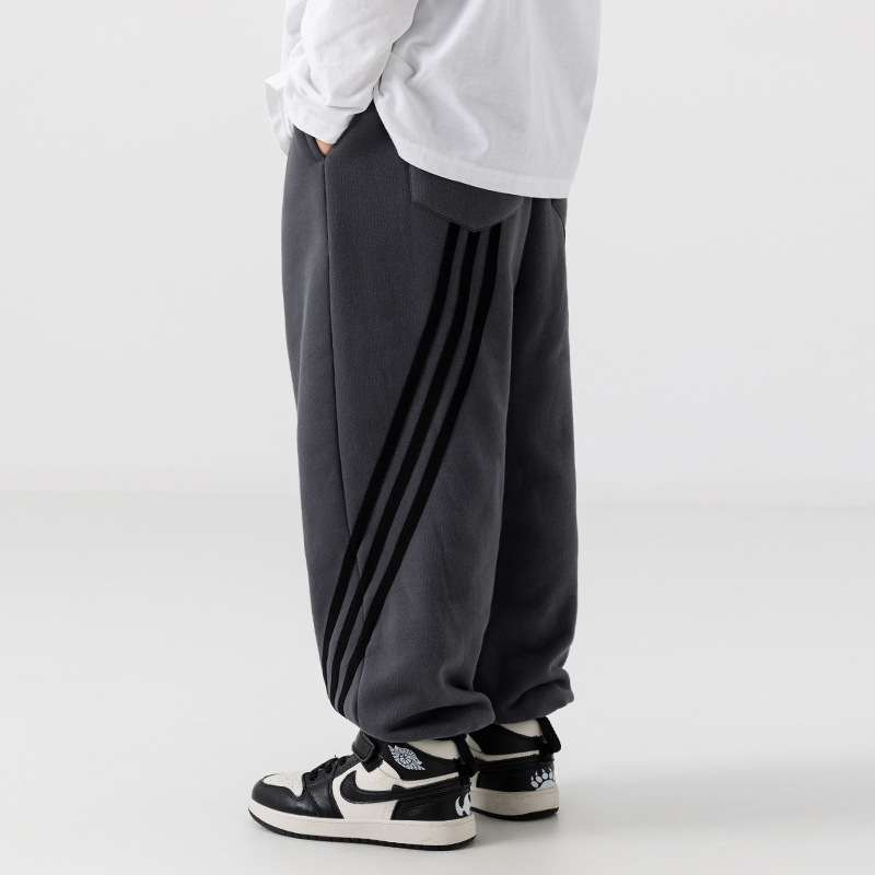 Ek Dječje hlače Seaweed fleece, tri pruge, casual stil, zima, poliester 51%