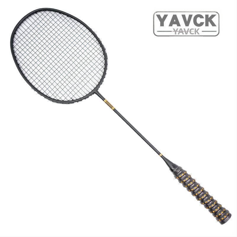 YAVCK badminton reketa, jednolični karbonski okvir, najlon žica, težina 75–79 g, debljina drške G5