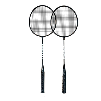 Badminton reketa s Ferroalloy okvirom, težina 95–100 g, debljina drške G4, dizajn ravnog udarca, pogodna za amatere