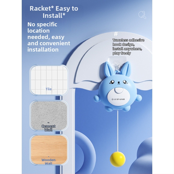 Antrenor de ping-pong suspendat pentru copii, pentru antrenament interior și coordonare mână-ochi (Brand Gui pa shi; Material: Alt; Cod produs: 322xgppqlv; Categorie: Ping-pong; Origine: China)