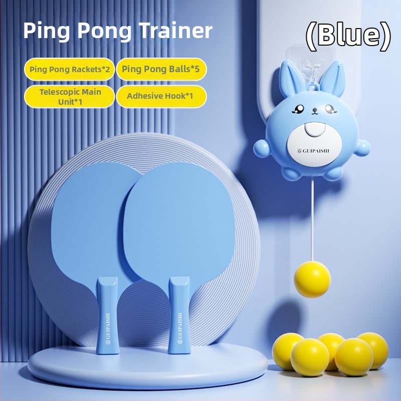 Antrenor de ping-pong suspendat pentru copii, pentru antrenament interior și coordonare mână-ochi (Brand Gui pa shi; Material: Alt; Cod produs: 322xgppqlv; Categorie: Ping-pong; Origine: China)