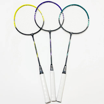 Zhibo badminton raketa – 95–100 g, okvir od ferroalija, drška G3, tip rakete: ravni udarac, pogodna za badminton i tenis