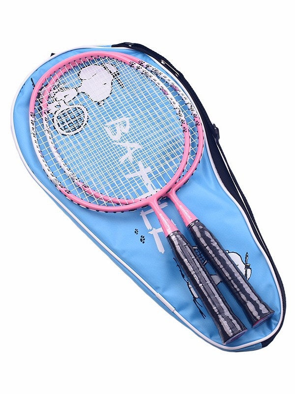 Raketa za badminton za djecu – set od 2 reketa, karbonski okvir, težina 75–79 g, direktan udar