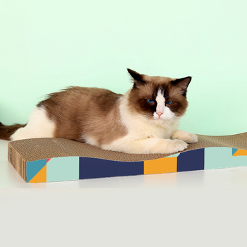 Beépített macska karmoló deszka – téglalap alakú, anyaga: hullámkarton; csomagolás: 36 darab; stílus: pastorális; márka: Excellent cat