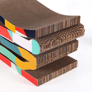 Beépített macska karmoló deszka – téglalap alakú, anyaga: hullámkarton; csomagolás: 36 darab; stílus: pastorális; márka: Excellent cat