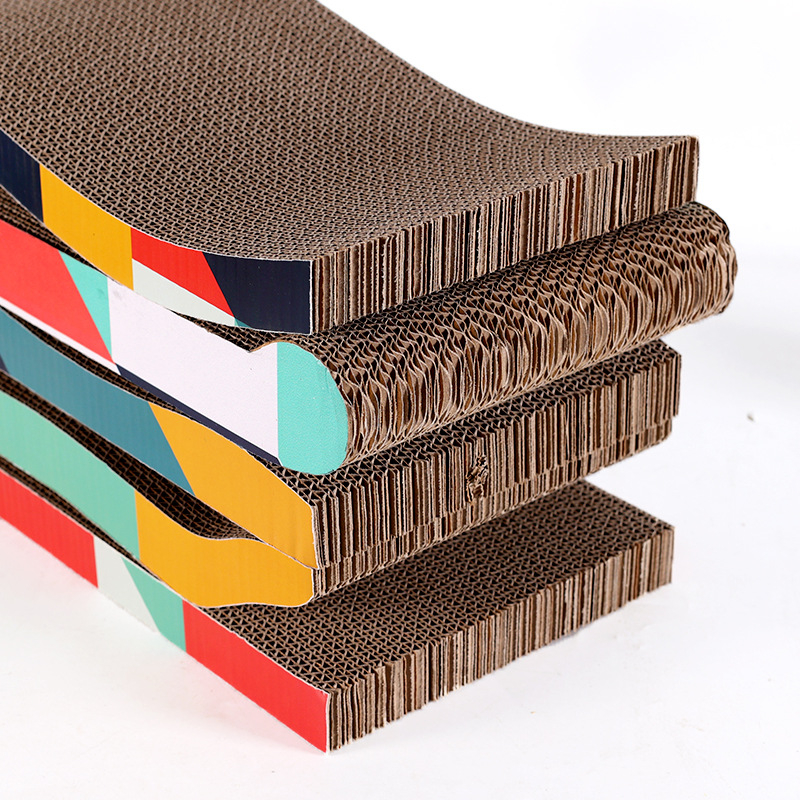 Beépített macska karmoló deszka – téglalap alakú, anyaga: hullámkarton; csomagolás: 36 darab; stílus: pastorális; márka: Excellent cat