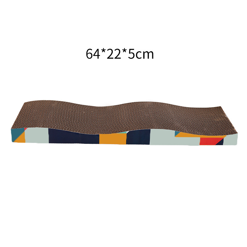 Beépített macska karmoló deszka – téglalap alakú, anyaga: hullámkarton; csomagolás: 36 darab; stílus: pastorális; márka: Excellent cat