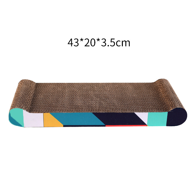 Beépített macska karmoló deszka – téglalap alakú, anyaga: hullámkarton; csomagolás: 36 darab; stílus: pastorális; márka: Excellent cat