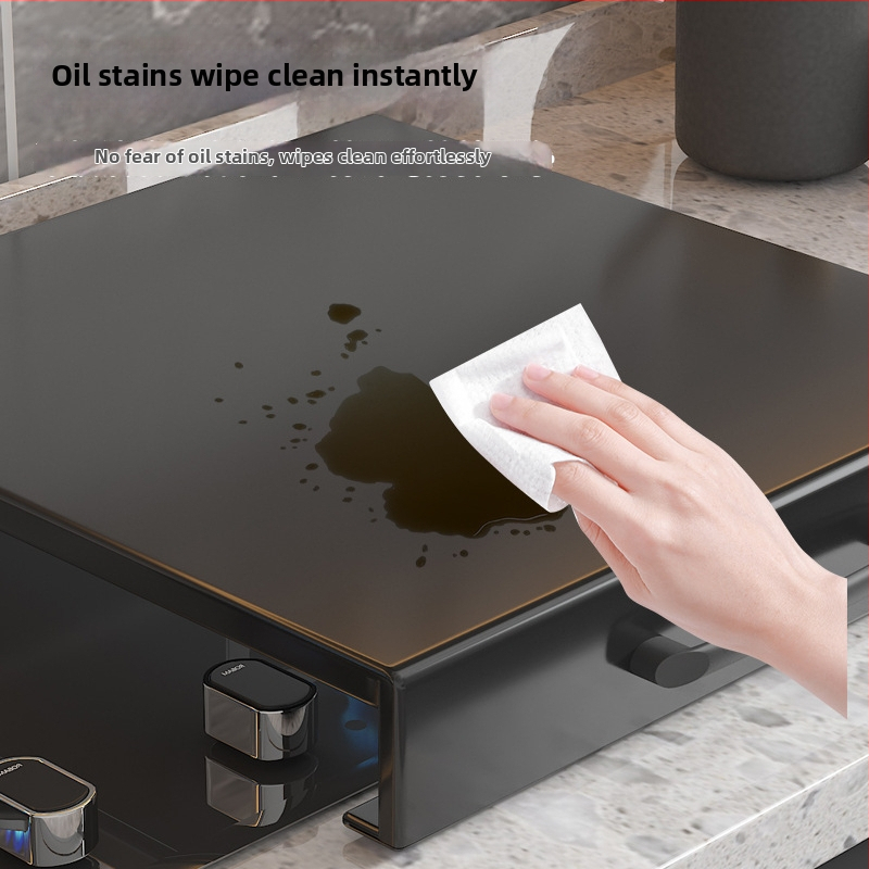 Stolový organizér pre plynový sporák – viaceré funkcie, prenosný, bez montáže; materiál: uhlíková oceľ; štýl: moderný minimalistický