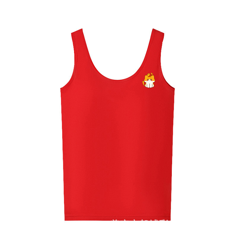 Dievčenský tank top z bavlny – 95% bavlna, štyri ročné obdobia, bez kapucne, pre vek 8+ (výška nad 140 cm)