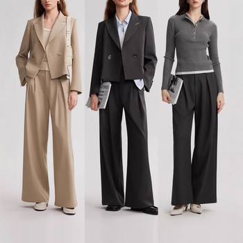 Női Slim-Fit kosztümkabát polo gallérral, egygombos záródás, poliészter anyag, tavasz 2026 kollekció