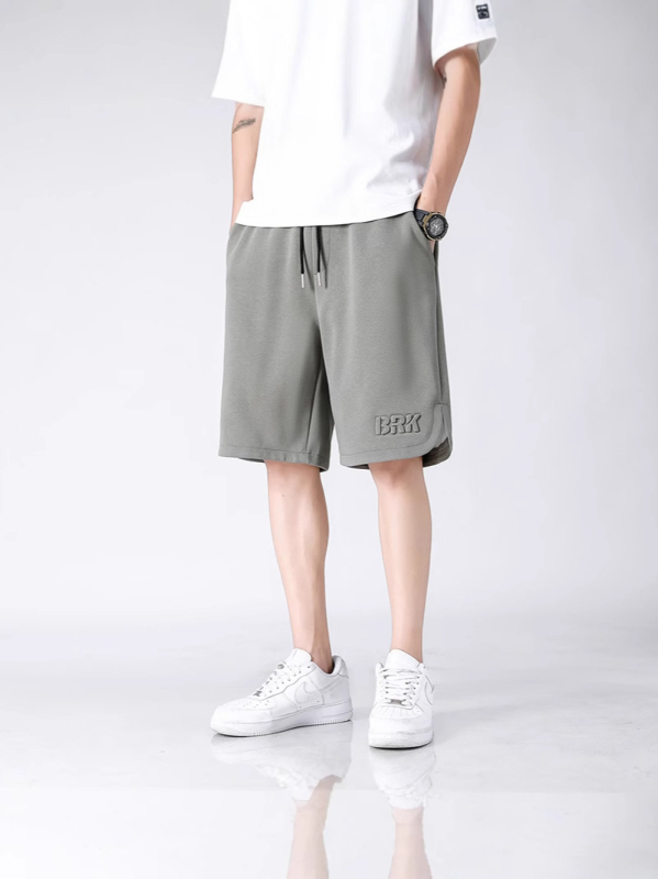 Férfi nehéz pamut‑keverék rövidnadrág, mikroelasztikus, egyenes szabás, 65/35 pamut‑poliészter, Nyár 2025