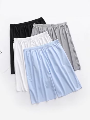 Férfi ice silk rövidnadrág nyárra, egyenes szabású, mikro rugalmasság, 75% poliészter