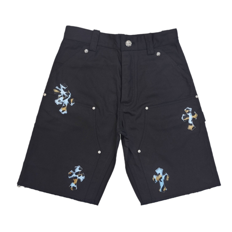 Разхлабени памучни шорти, уличен стил, 100% памук, петточкова дължина, лятно издание 2024