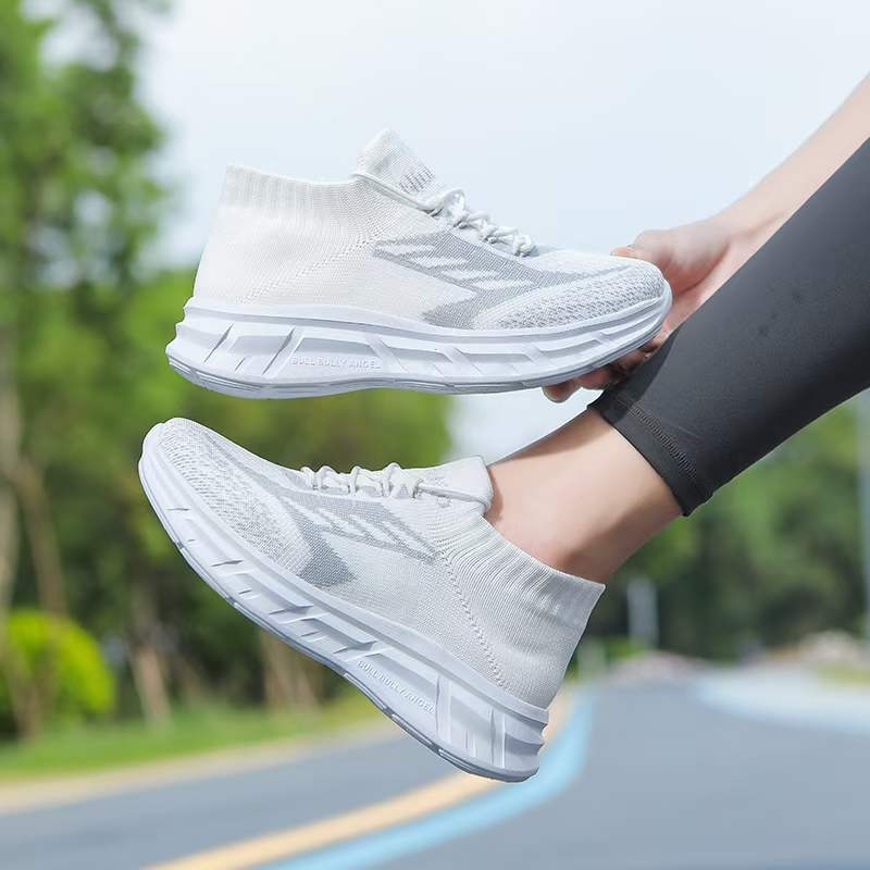 Uniszex négyszög tánc cipő, felújított, puha talp, hálós felsőrész, négy évszakos