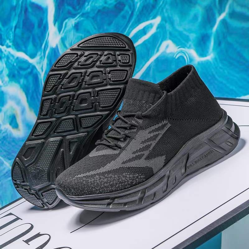 Uniszex négyszög tánc cipő, felújított, puha talp, hálós felsőrész, négy évszakos