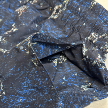 Pamut rövidnadrág teljes logó nyomással, laza fazon, nyári hip-hop stílus, 100% pamut