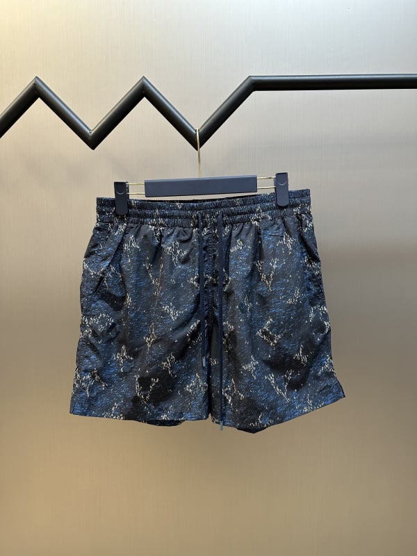 Pamut rövidnadrág teljes logó nyomással, laza fazon, nyári hip-hop stílus, 100% pamut