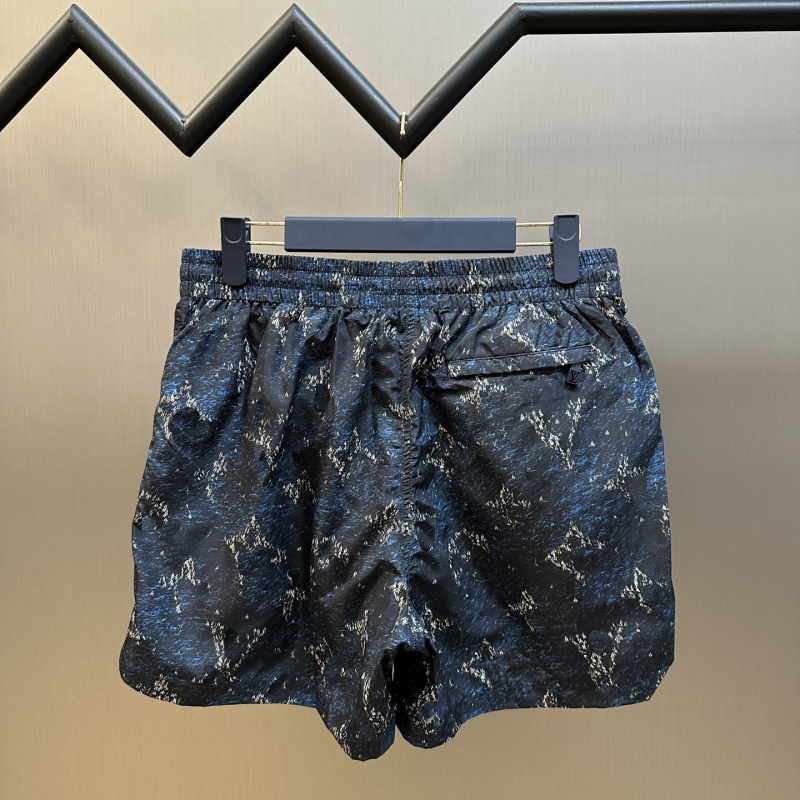 Pamut rövidnadrág teljes logó nyomással, laza fazon, nyári hip-hop stílus, 100% pamut