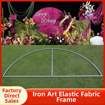 Esküvői félkörív vas keret dekorációhoz, Nanyang stílus, ventilátor alakú