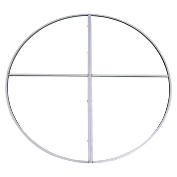 Esküvői félkörív vas keret dekorációhoz, Nanyang stílus, ventilátor alakú